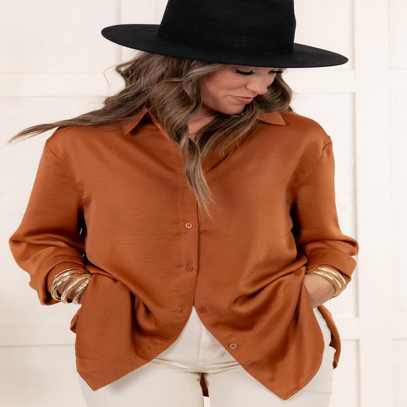 Come On Over Shirt - Chocolate - SALE