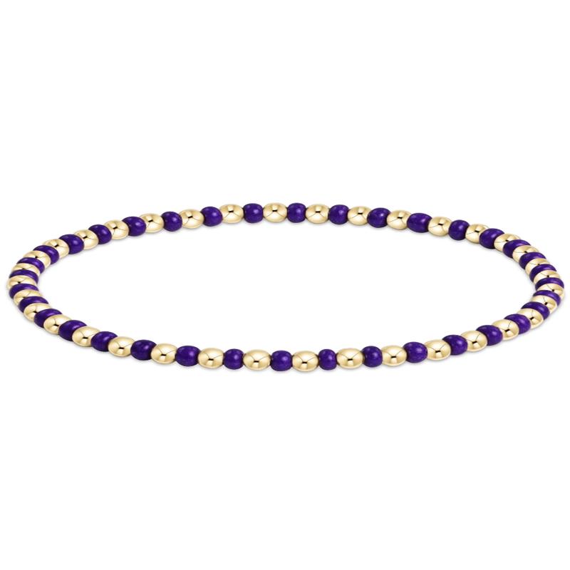 Gameday Hope Grateful Bracelet - Deep Purple | E Newton