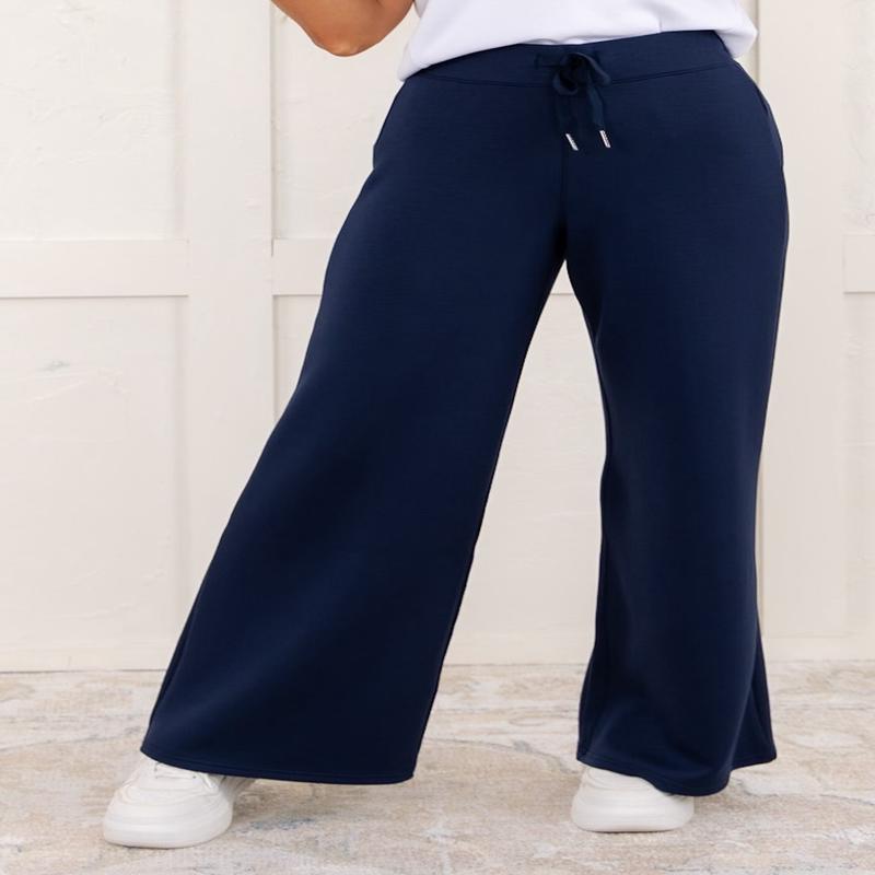 SPANX AirEssentials Timeless Navy Wide Leg Pant