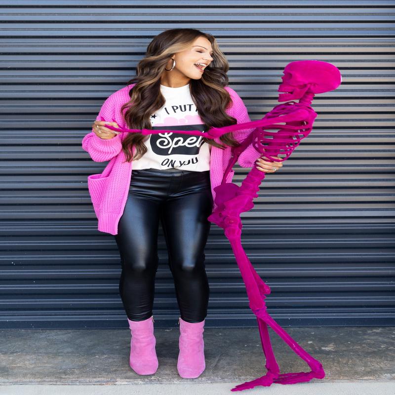 Steal A Moment Cardigan - Candy Pink - DOORBUSTER