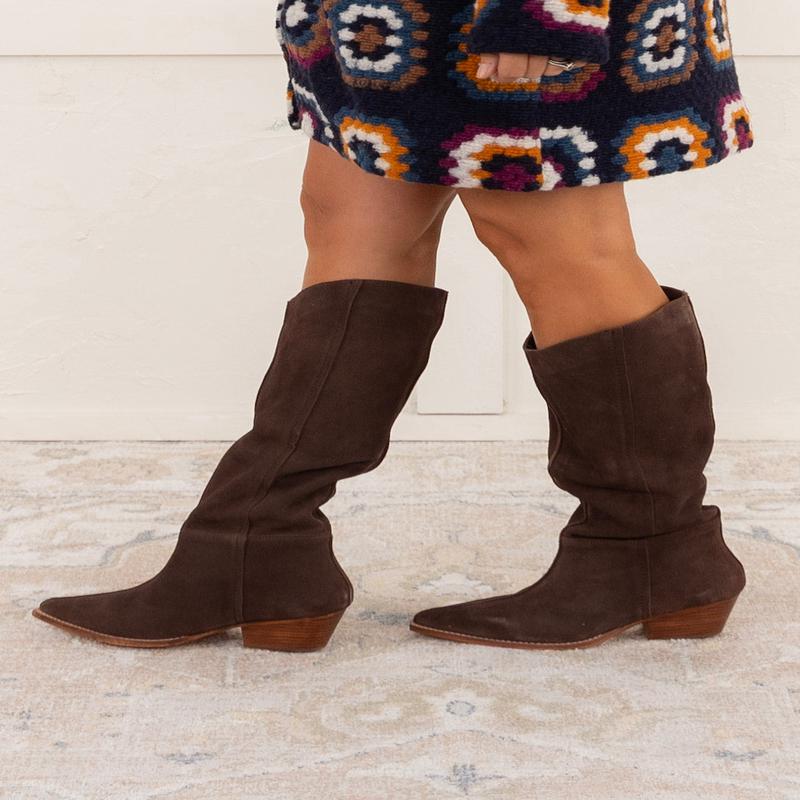 Sway Low Slouch Boot - FUDGESICLE | Free People - FINAL SALE