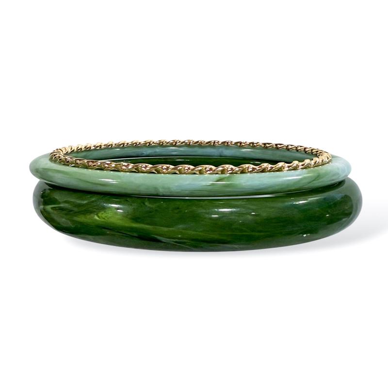 DOORBUSTER Better Than Ever Olive Bangle Bracelet Set