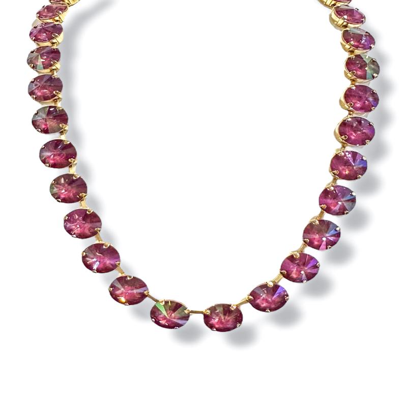 TOVA Sofia Midnight Express Orchid Ignite Purple Haze Necklace