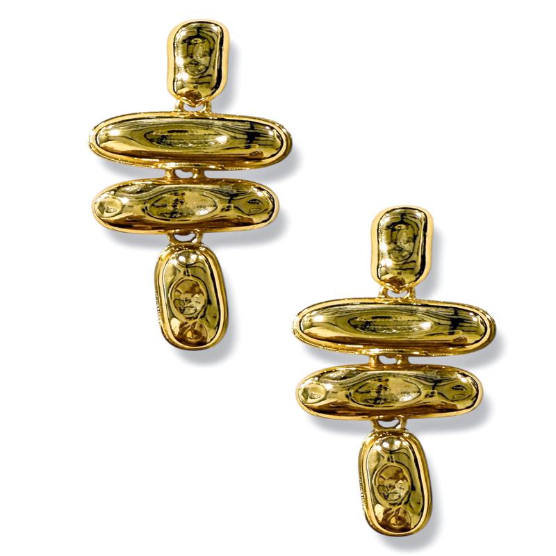 Beautiful Ways Gold Drop Earrings