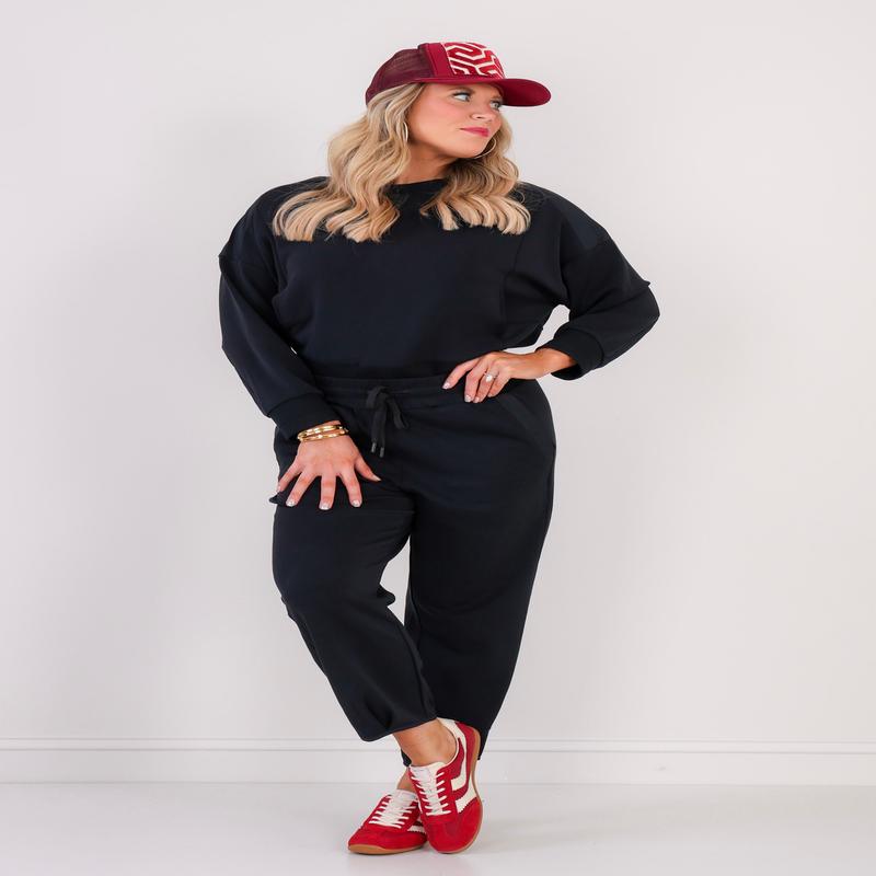 DOORBUSTER Tribal Black Pull On Joggers