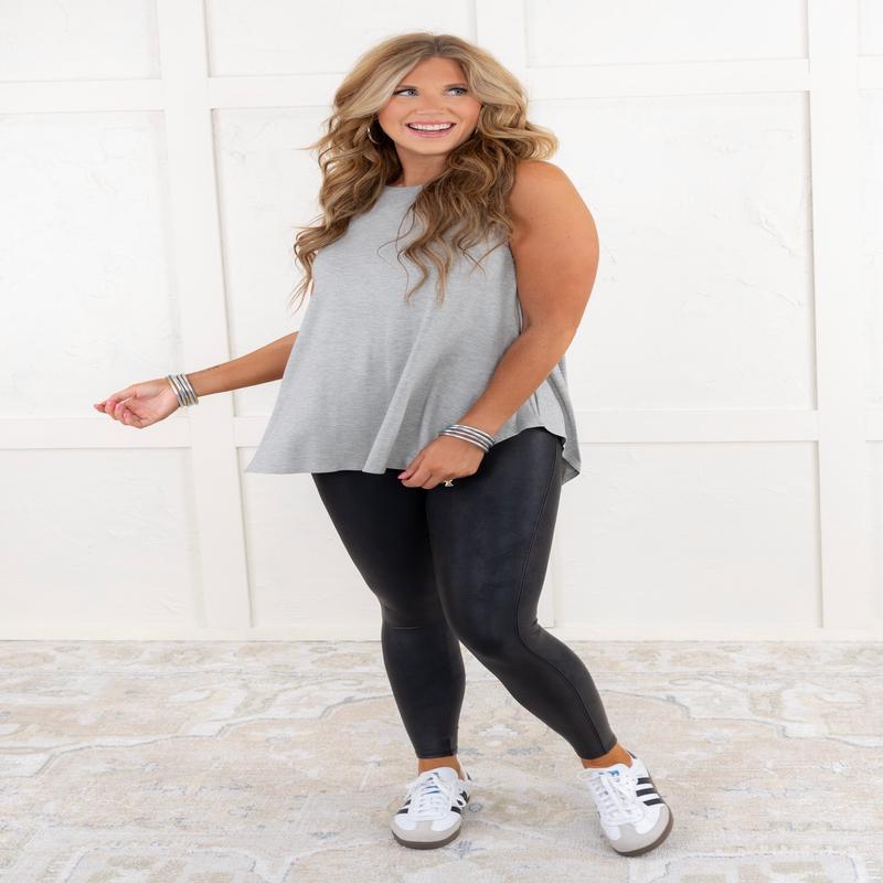 Heather Tank - Heather Gray - FINAL SALE