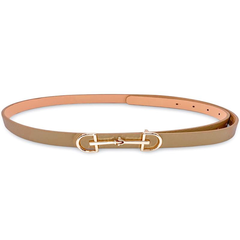 Here For A Ride Taupe Belt