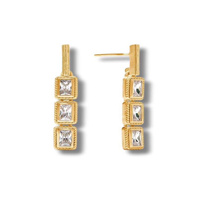 Baguette Tier Earring | Julie Vos
