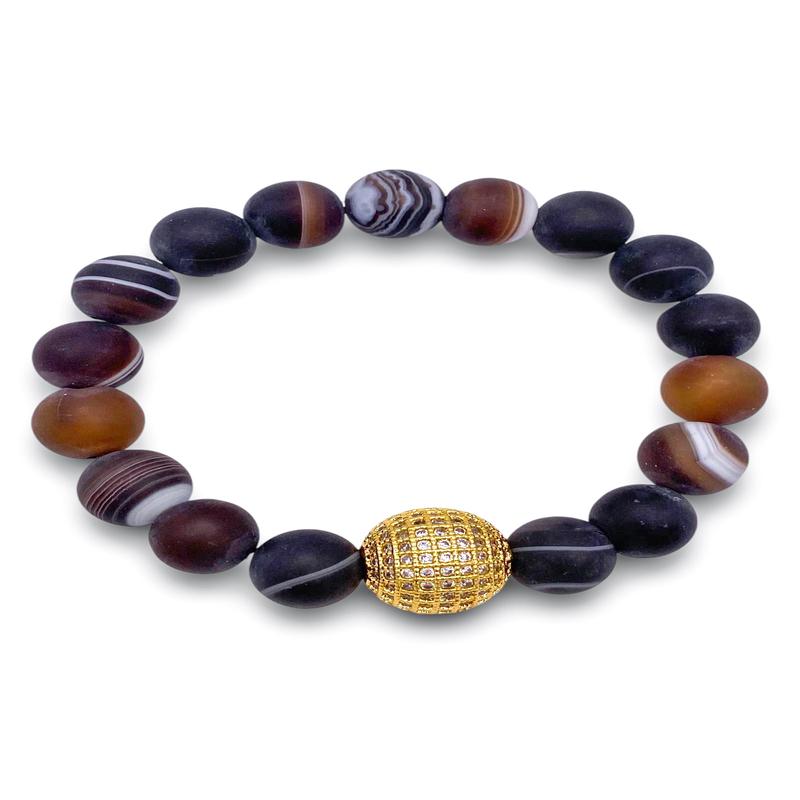 Brave Enough Bracelet - Chocolate Marble | Virtue