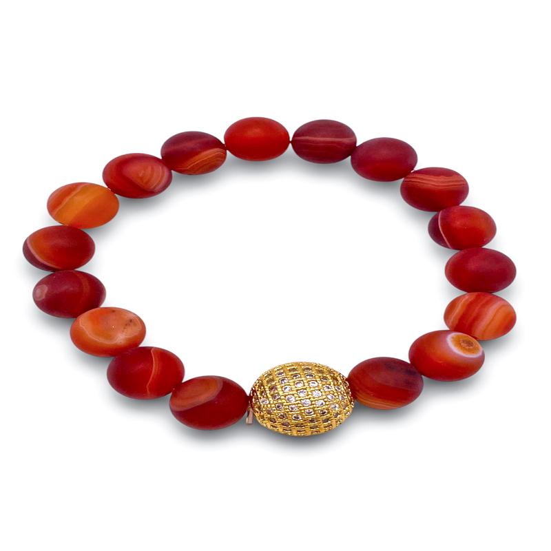 Brave Enough Bracelet - Rust Marble | Virtue - DOORBUSTER