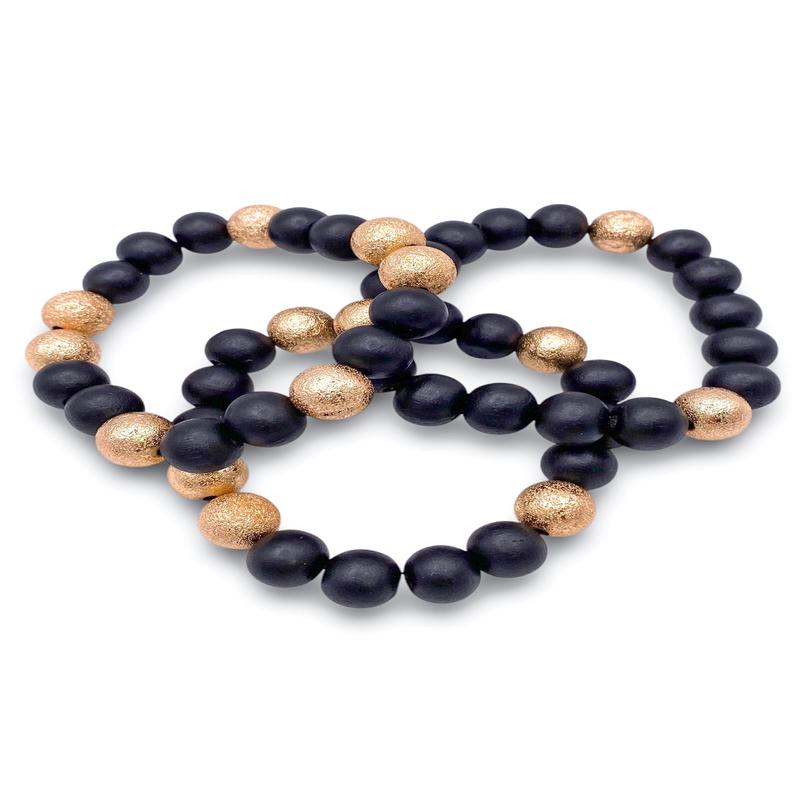 Give Me Love Bracelet Set - Black