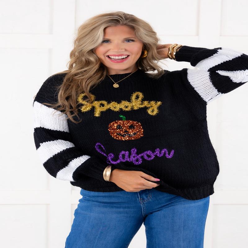 Spooky Season Chunky Sweater - FINAL SALE