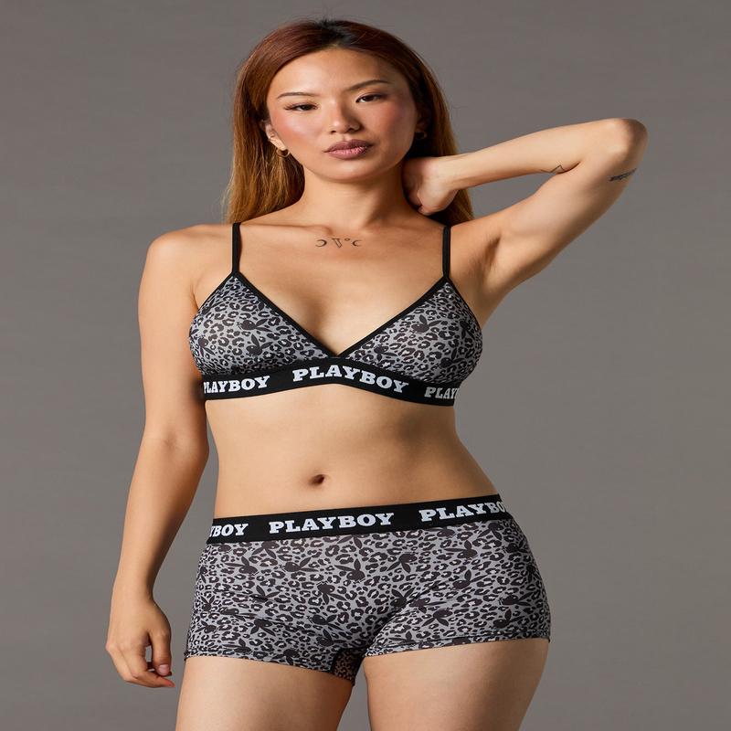 Ensemble 2 pices minicami triangle et short coupe garonne Playboy