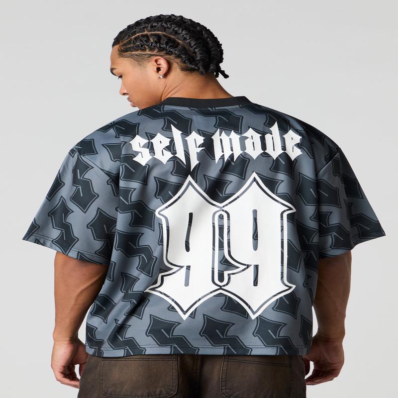 Jersey en filet camouflage  imprim Selfmade