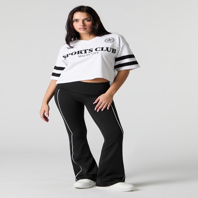 Pantalon vas  dtail passepoil Sommer Ray Active