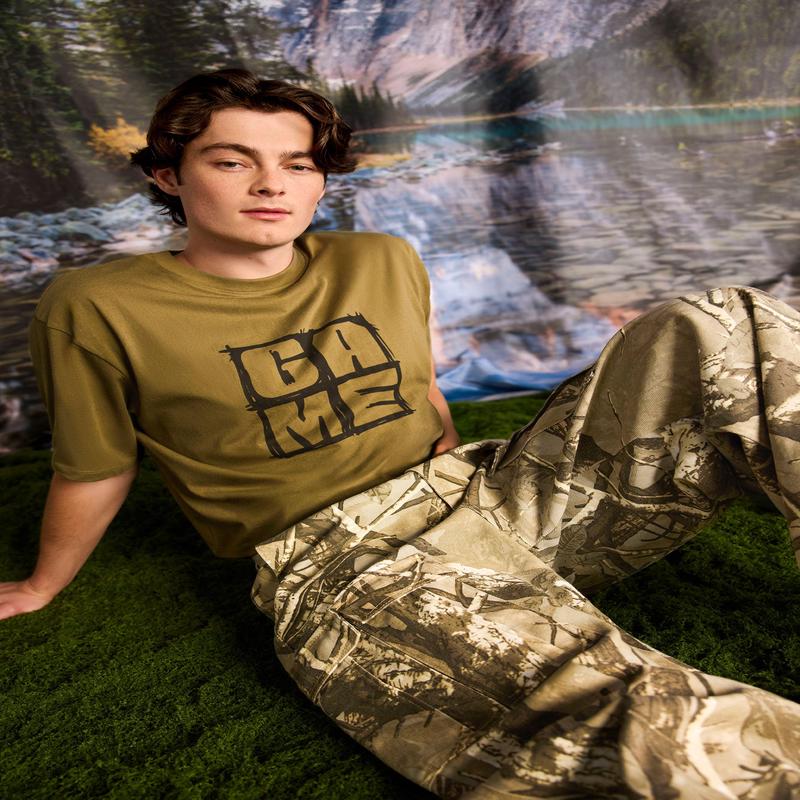 T-shirt carr  imprim Game