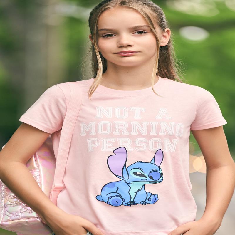 Girls Morning Stitch Graphic T-Shirt