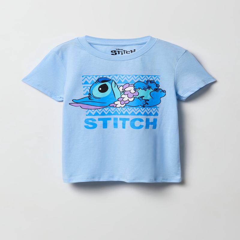 Girls Silly Stitch Graphic T-Shirt