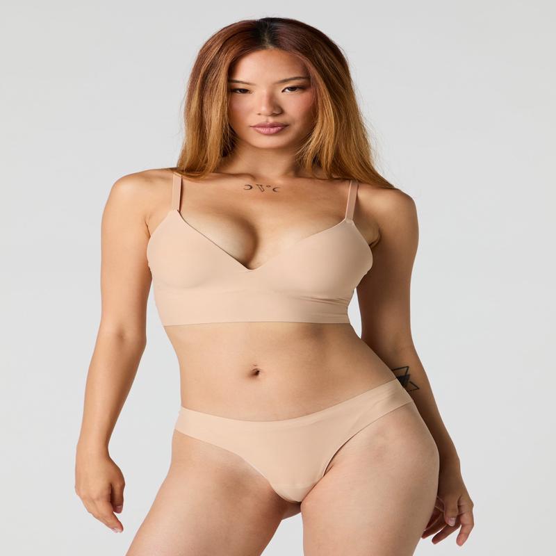 No Show Thong Panty (3 Pack)