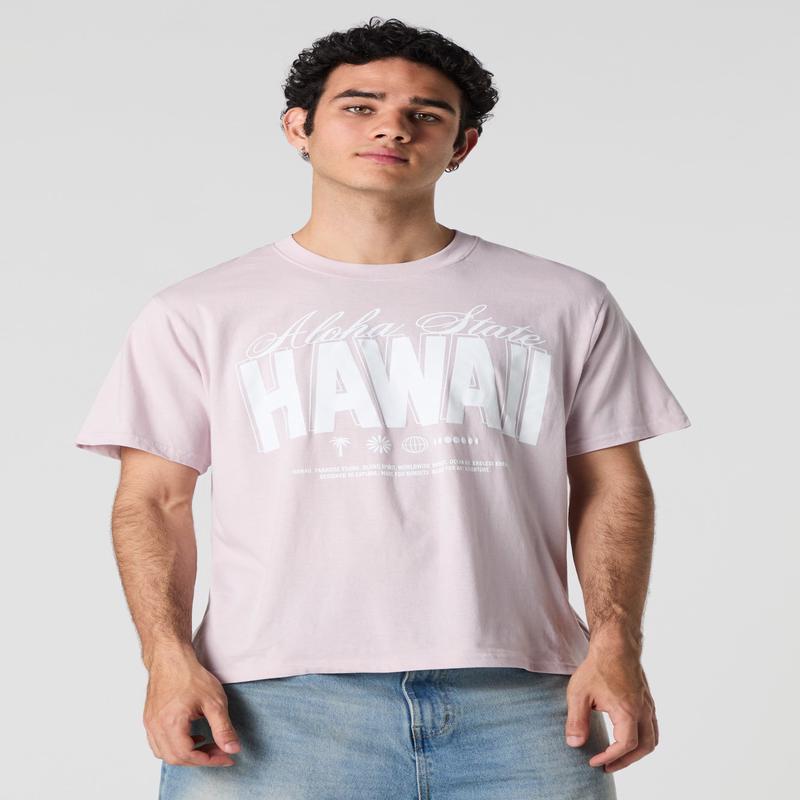 T-shirt  imprim Hawaii