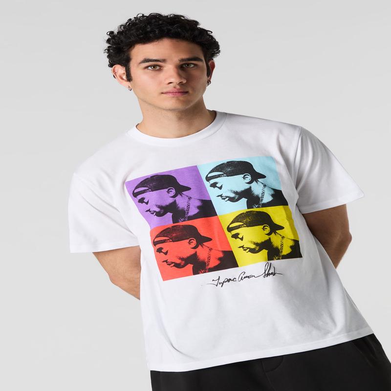 T-shirt  imprim Tupac