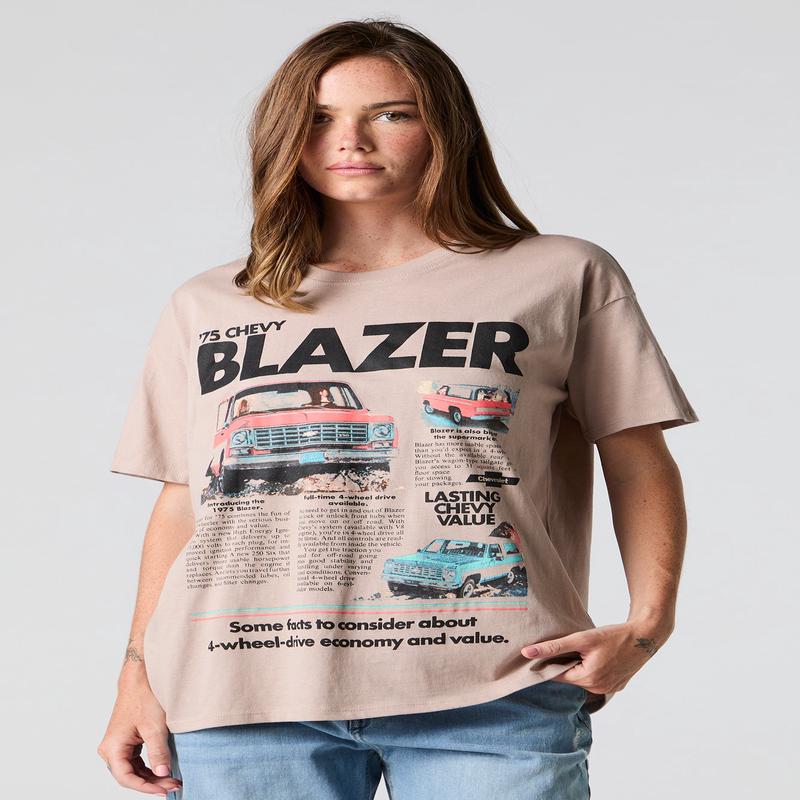 Chevy Blazer Graphic Boyfriend T-Shirt