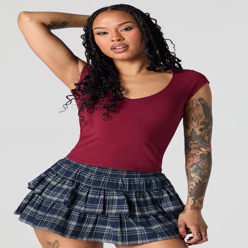 Haut profil  mancherons avec encolure en V