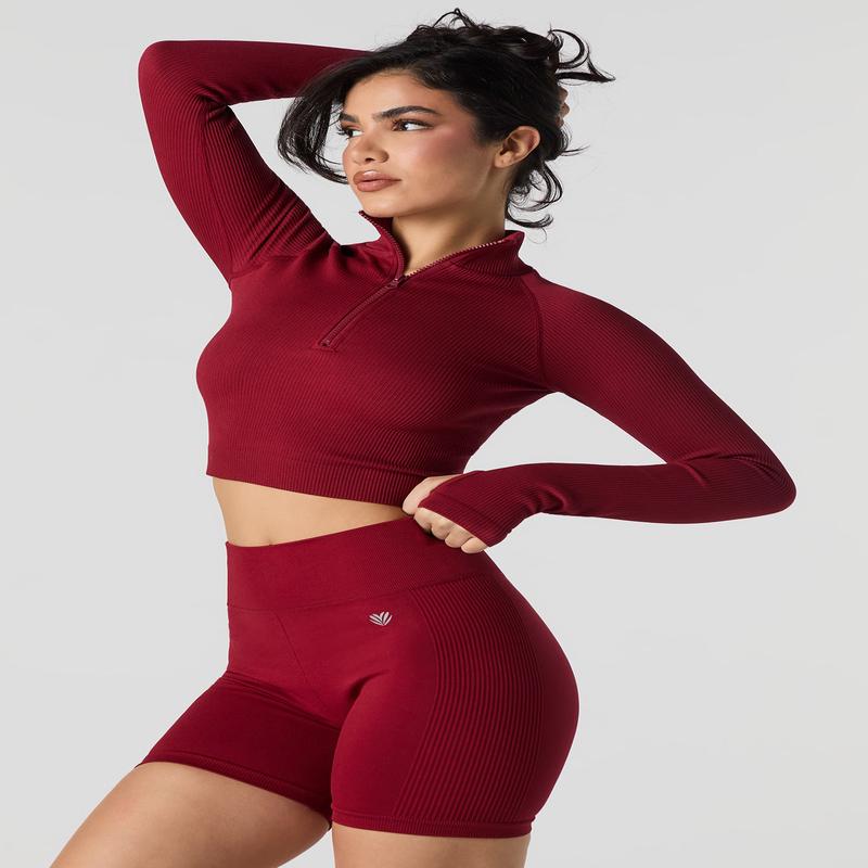 Active Side Ribbed Short