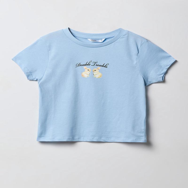 Girls Double Trouble Graphic T-Shirt