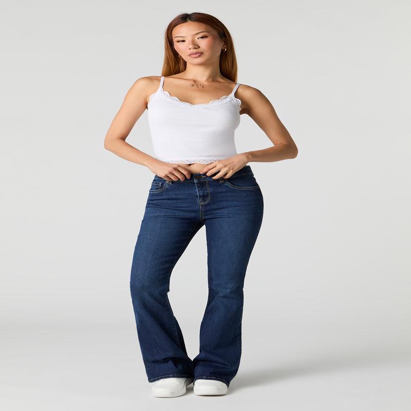 Jean extensible vas  taille basse