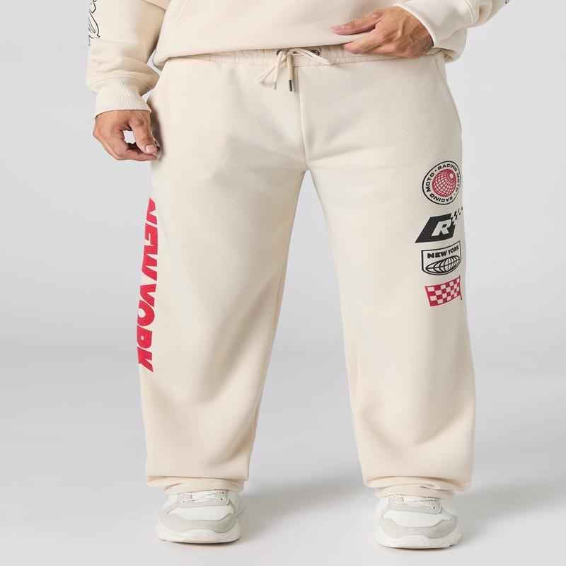 Pantalon en molleton  imprim Racing Team
