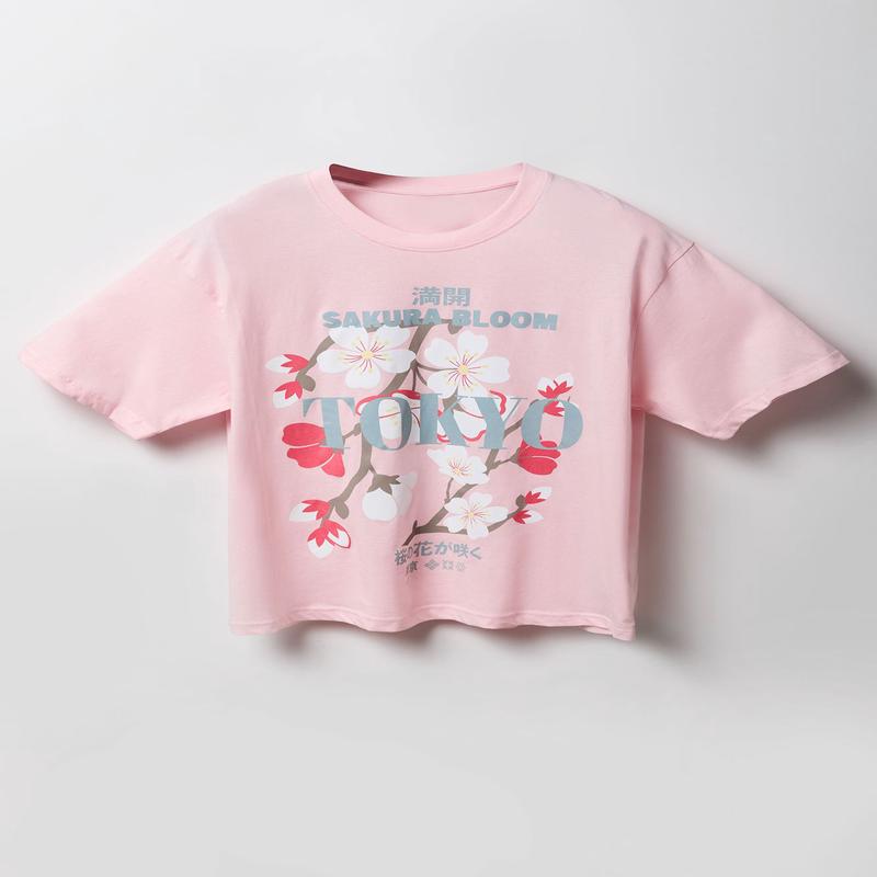 T-shirt  imprim Tokyo Sakura