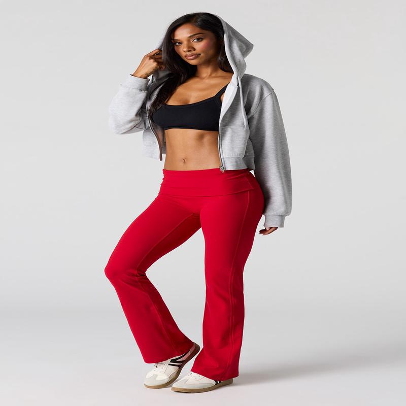 Active Foldover Flare Pant