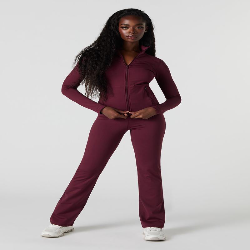 Active Foldover Waist Flare Pant