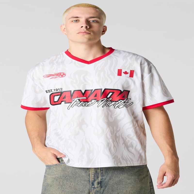 Canada Graphic Mesh Soccer Jersey