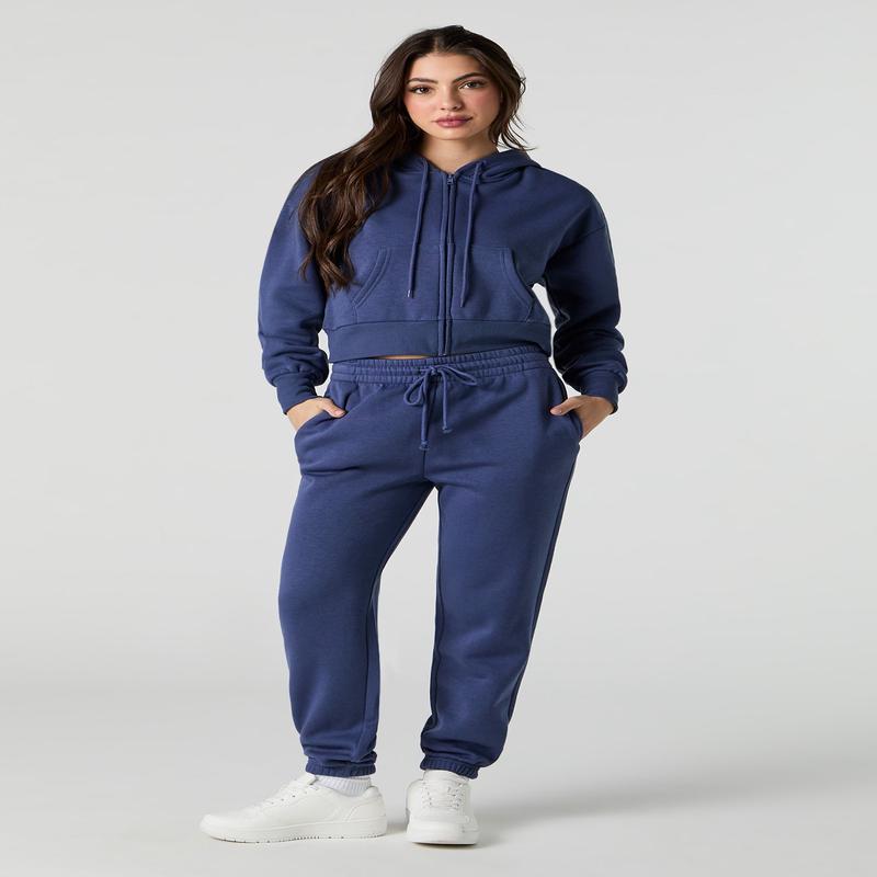Fleece High Rise Jogger