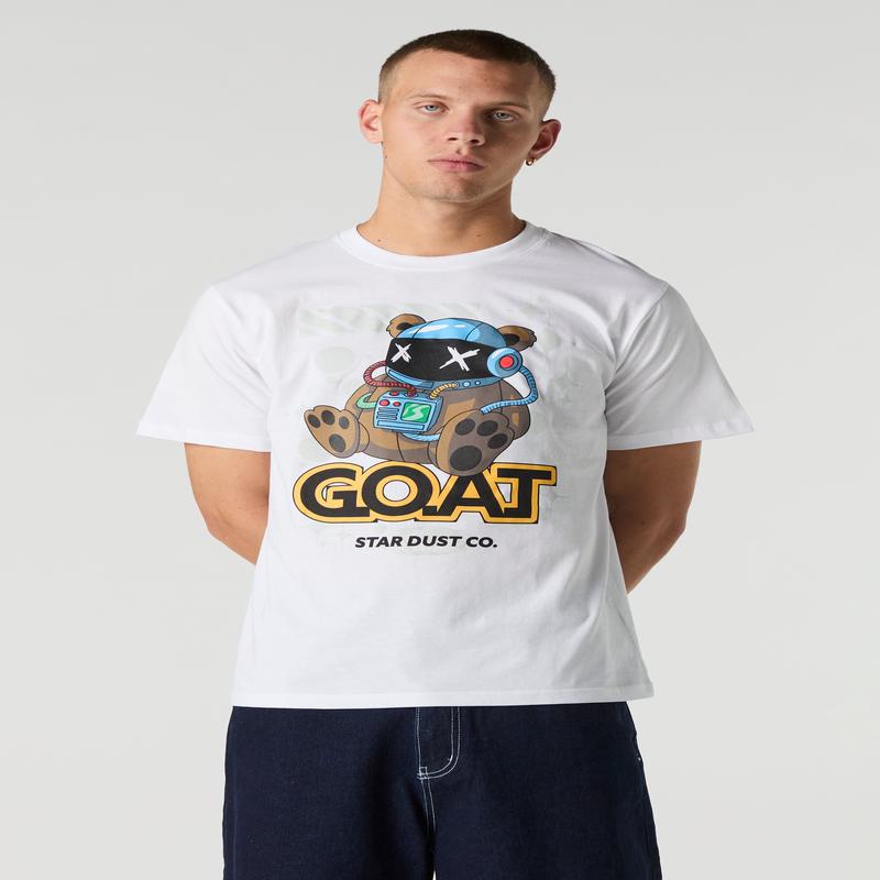 GOAT Bear Graphic T-Shirt