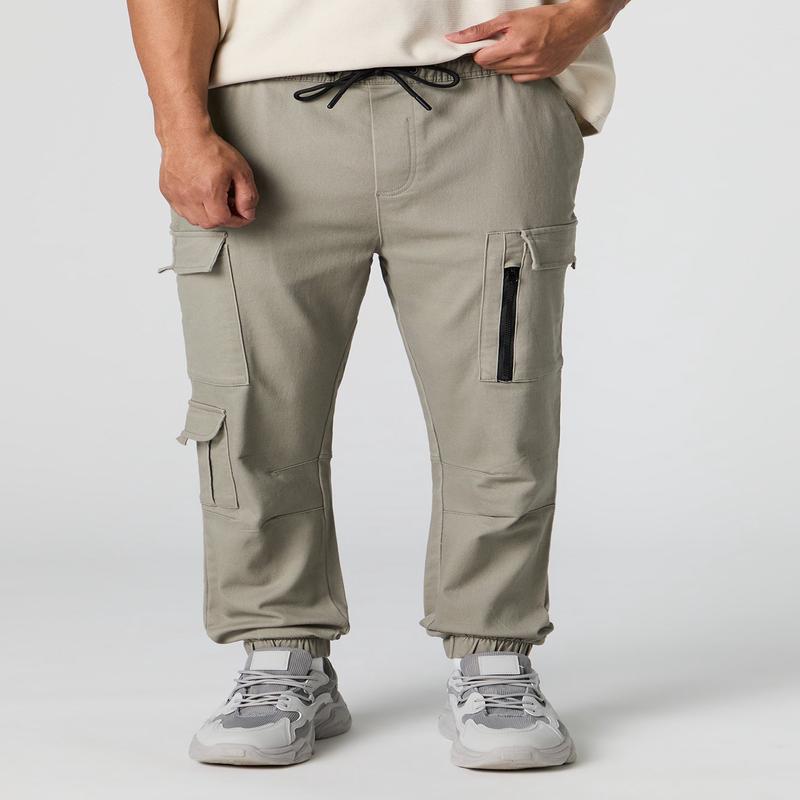 Jogger cargo avec poches  fermeture  glissire