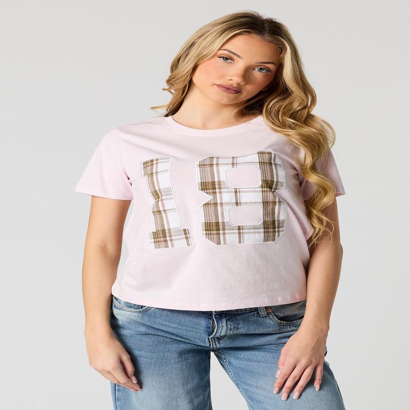 18 Twill Embroidered T-Shirt