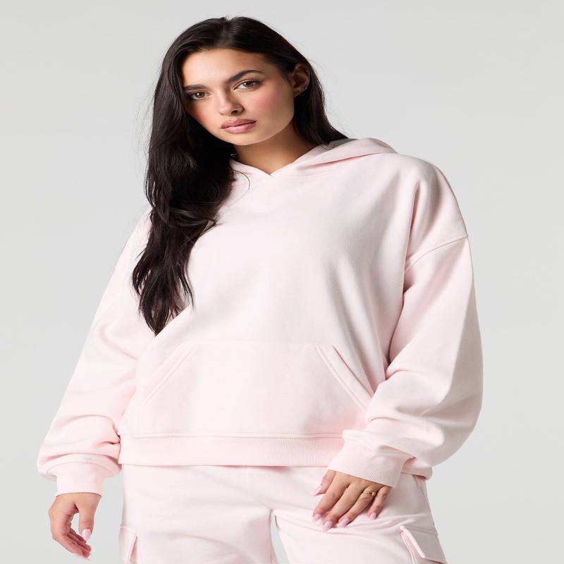 Fleece Boxy Hoodie