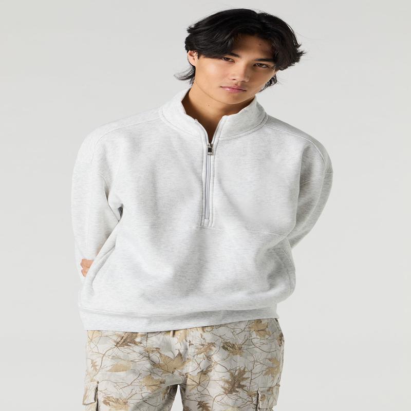 Fleece Quarter Zip Sweatshirt
