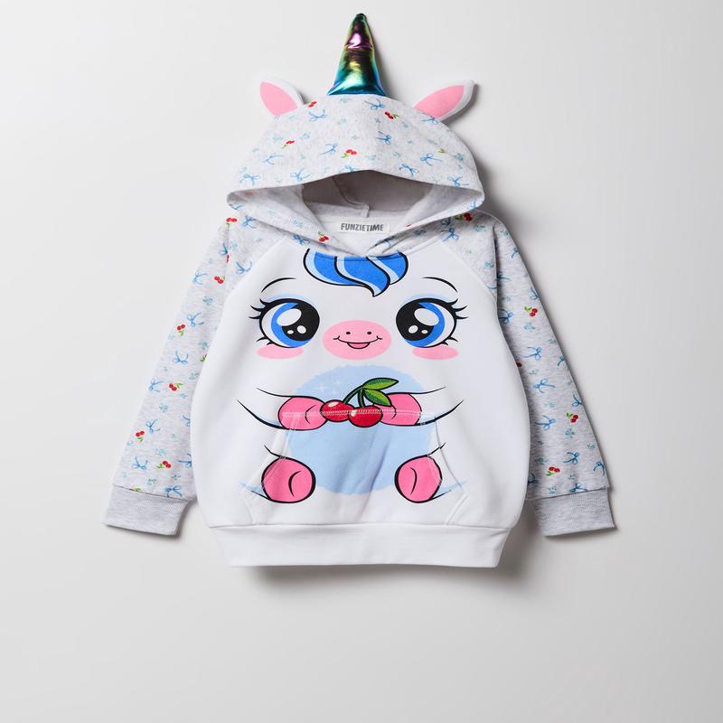Girls Fleece Character Hoodie