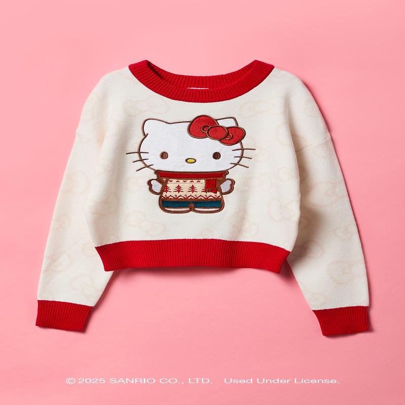 Hello Kitty and Friends Girls Christmas Sweater