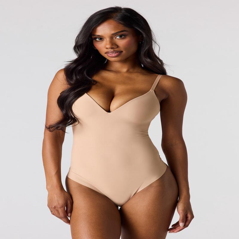 No Show Shapewear Push Up Bodysuit