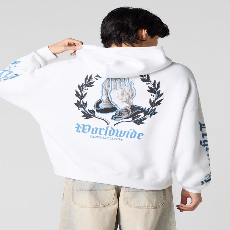 Worldwide Saints Graphic Fleece Hoodie