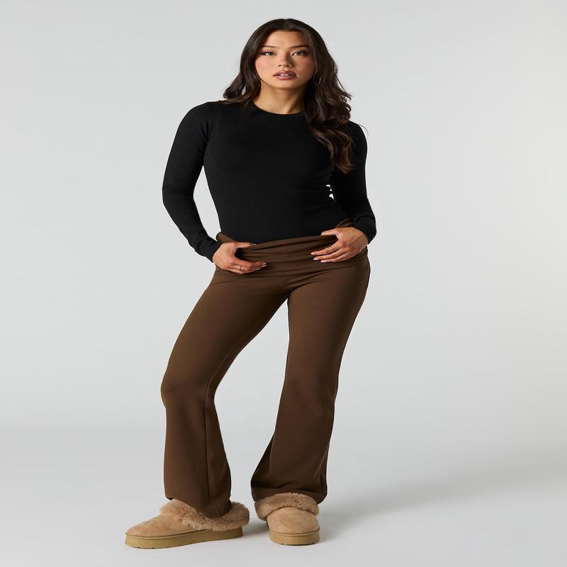Active Foldover Waist Soft Pant