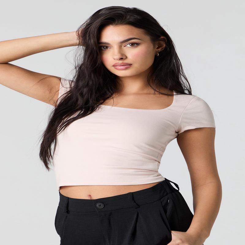 Contour Square Neck Top