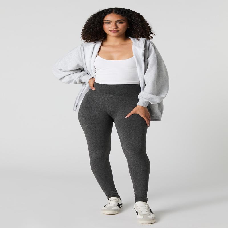 High Rise Seamless Fleeceback Legging