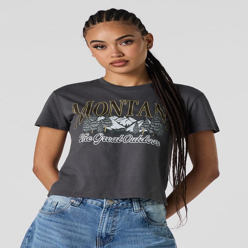 Montana Graphic Boxy T-Shirt