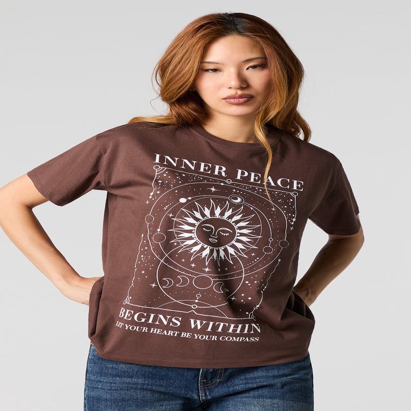 Mystic Graphic Boyfriend T-Shirt